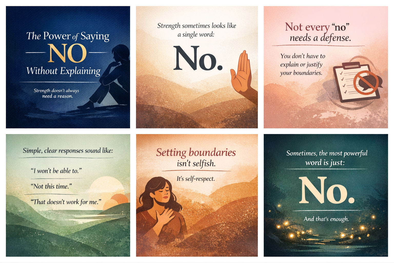 The Power of Saying No Without Explaining The Power of Saying No Without Explaining