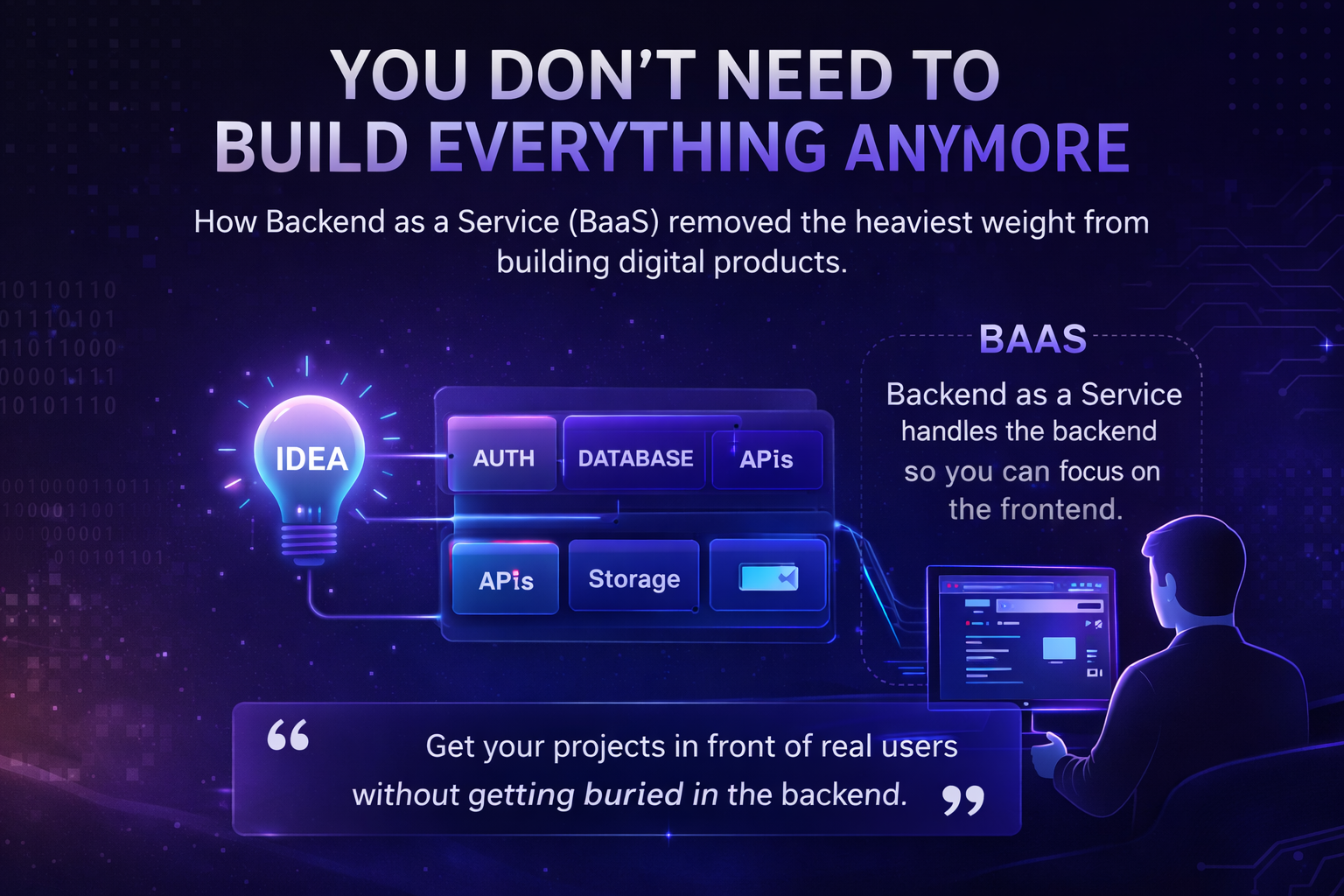 You Do Not Need to Build Everything Anymore