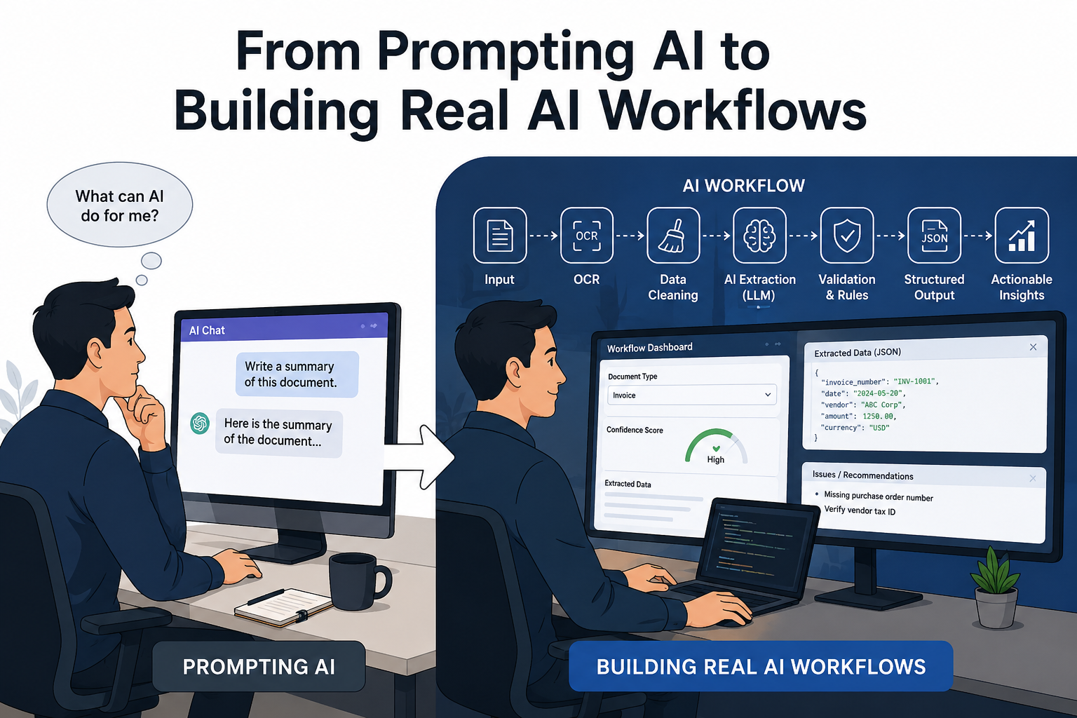 From Prompting AI to Building Real AI Workflows
