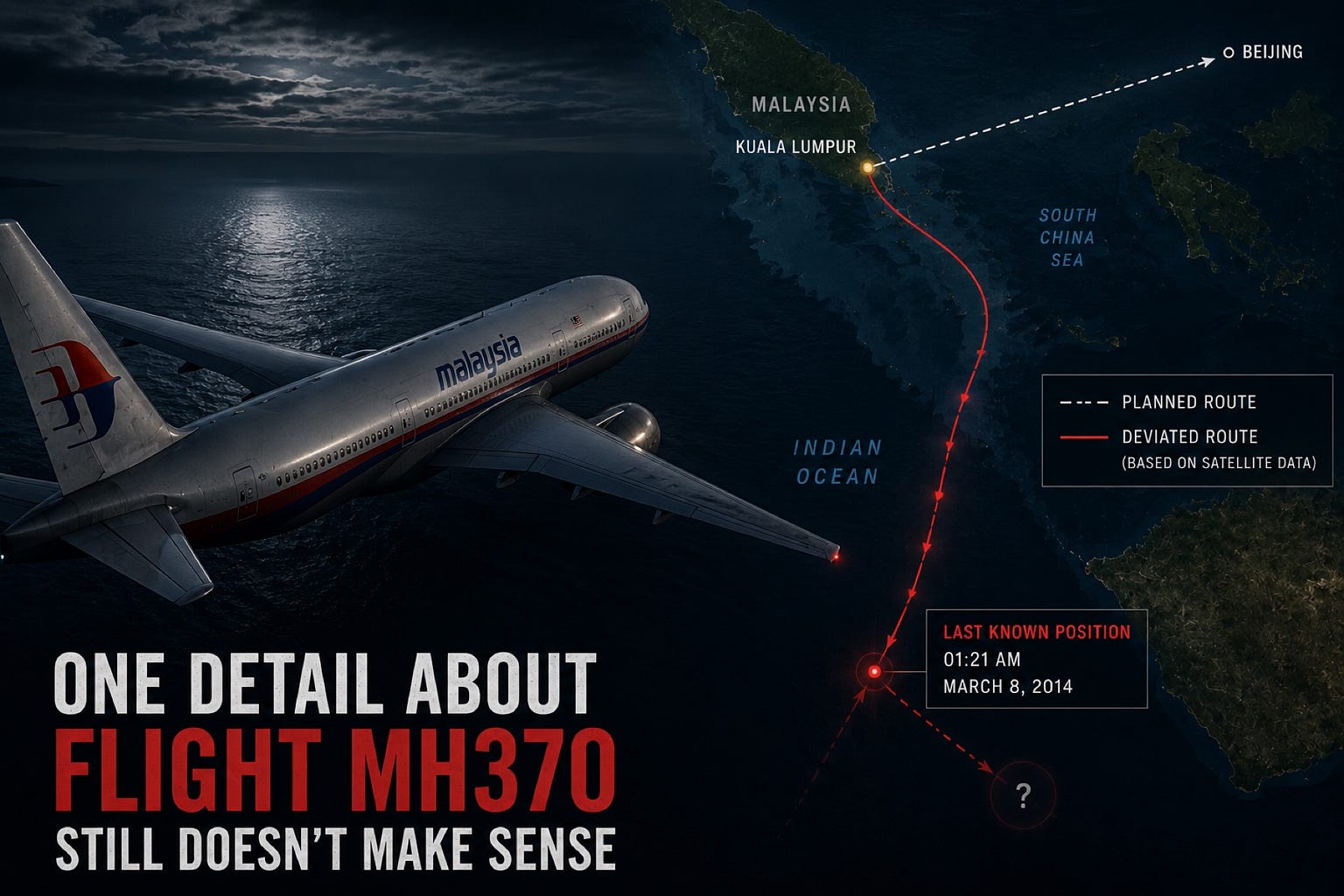 One Detail About Flight MH370 Still Doesn’t Make Sense One Detail About Flight MH370 Still Doesn’t Make Sense