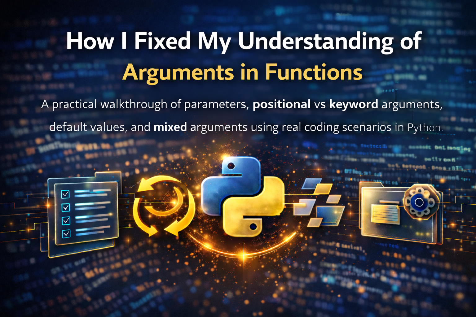 How I Fixed My Understanding of Function Arguments in Python