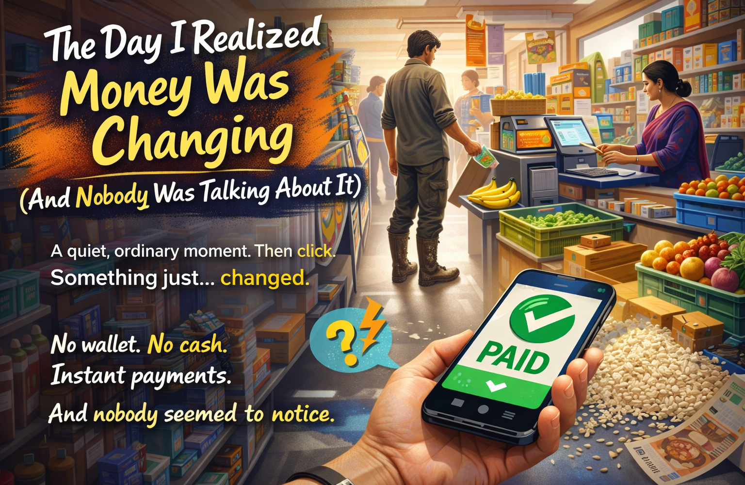 The Day I Realized Money Was Changing (And Nobody Was Talking About It)