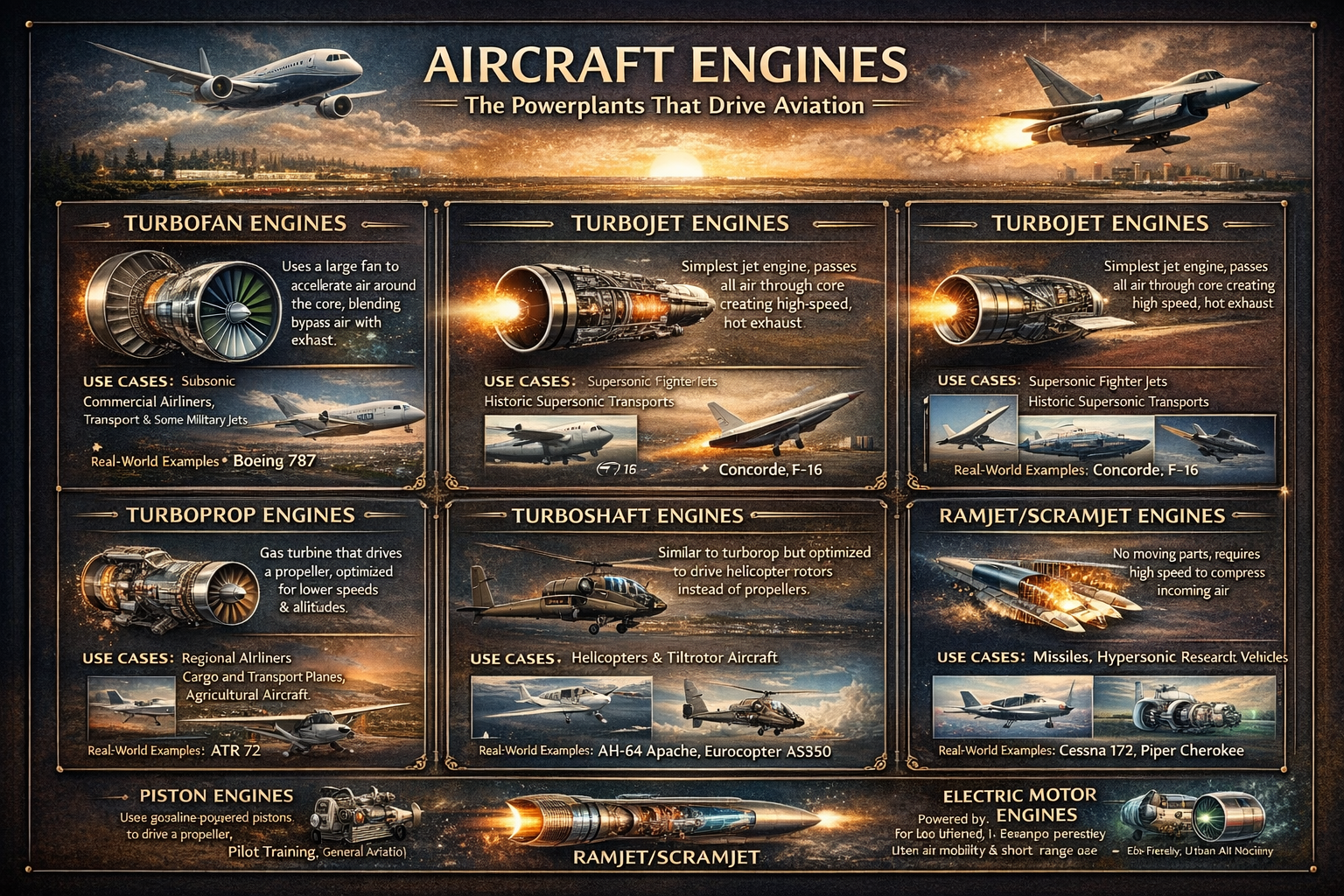Aircraft Engines: The End-to-End Journey from Design to Dominance in M