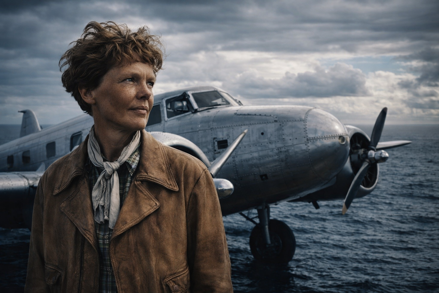 Amelia Earhart înaintea ultimei sale expedi?ii din 1937