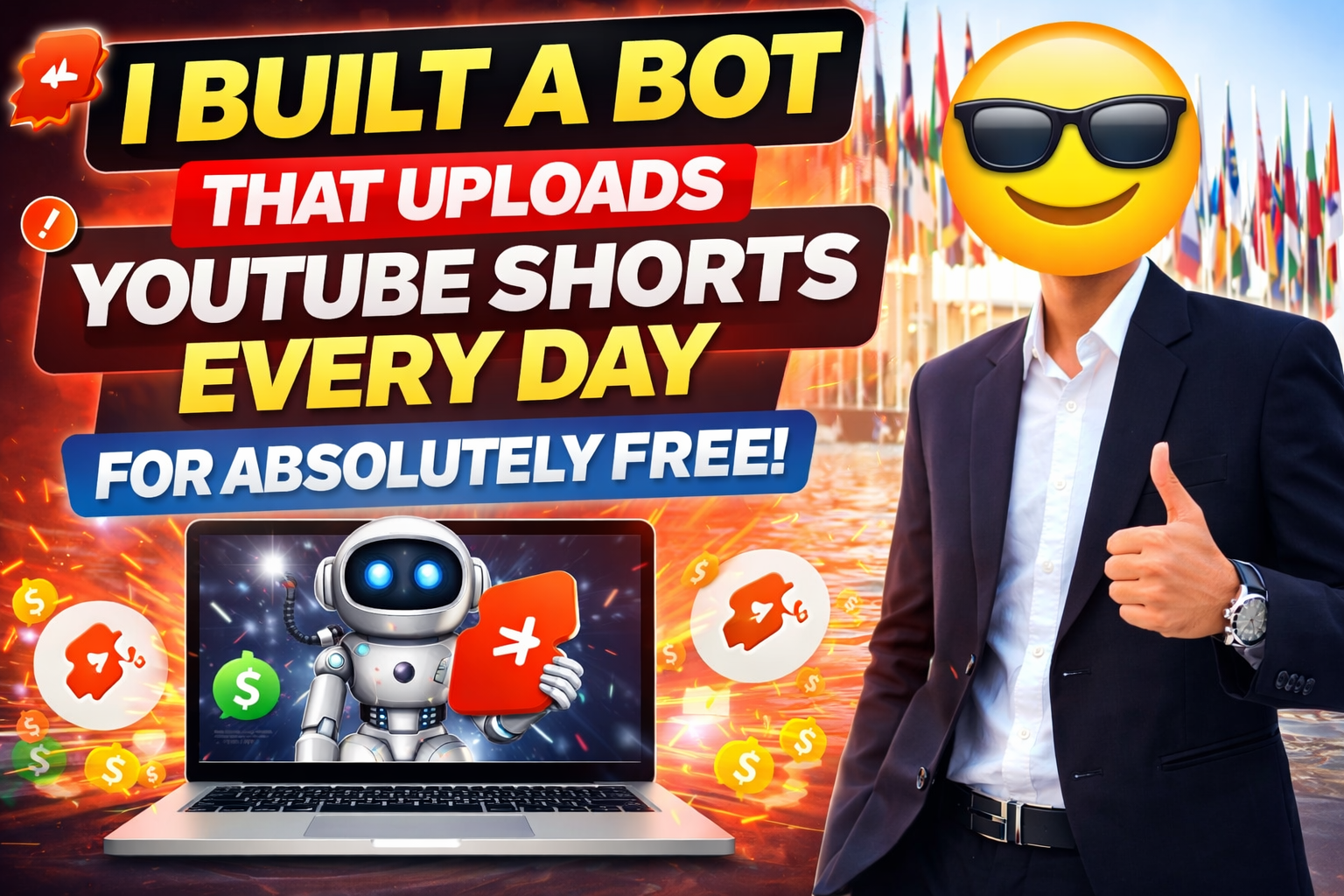 I Built a Bot That Uploads YouTube Shorts Every Day — For Absolutely Free