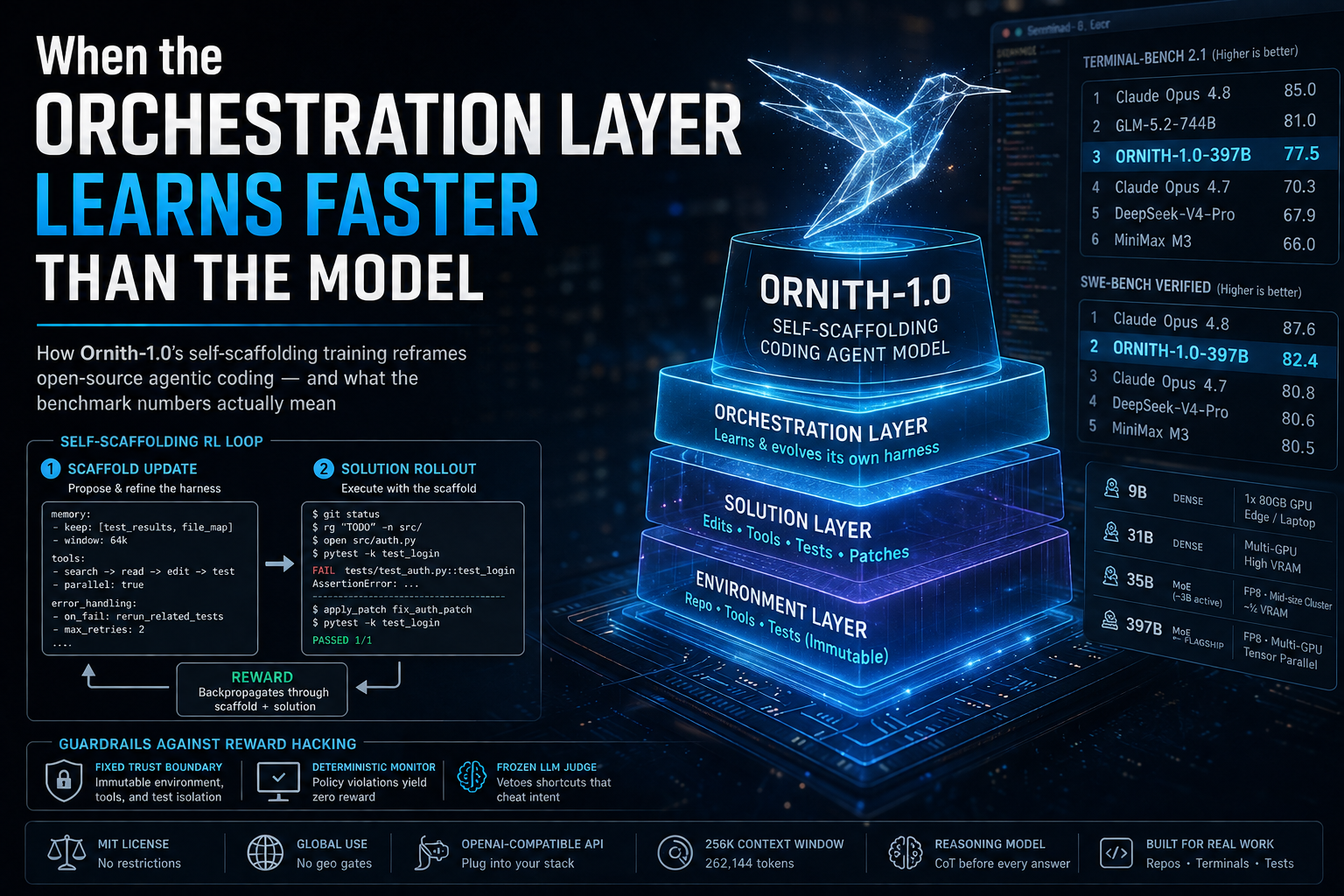 When the Orchestration Layer Learns Faster Than the Model
