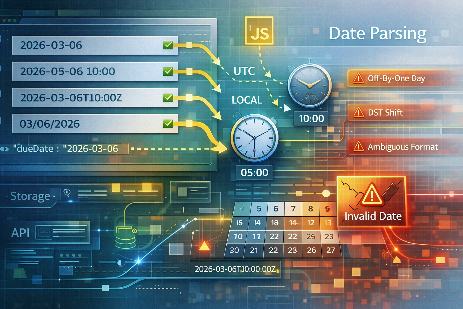 Date Parsing: 10 JavaScript Traps That Slip Through Review