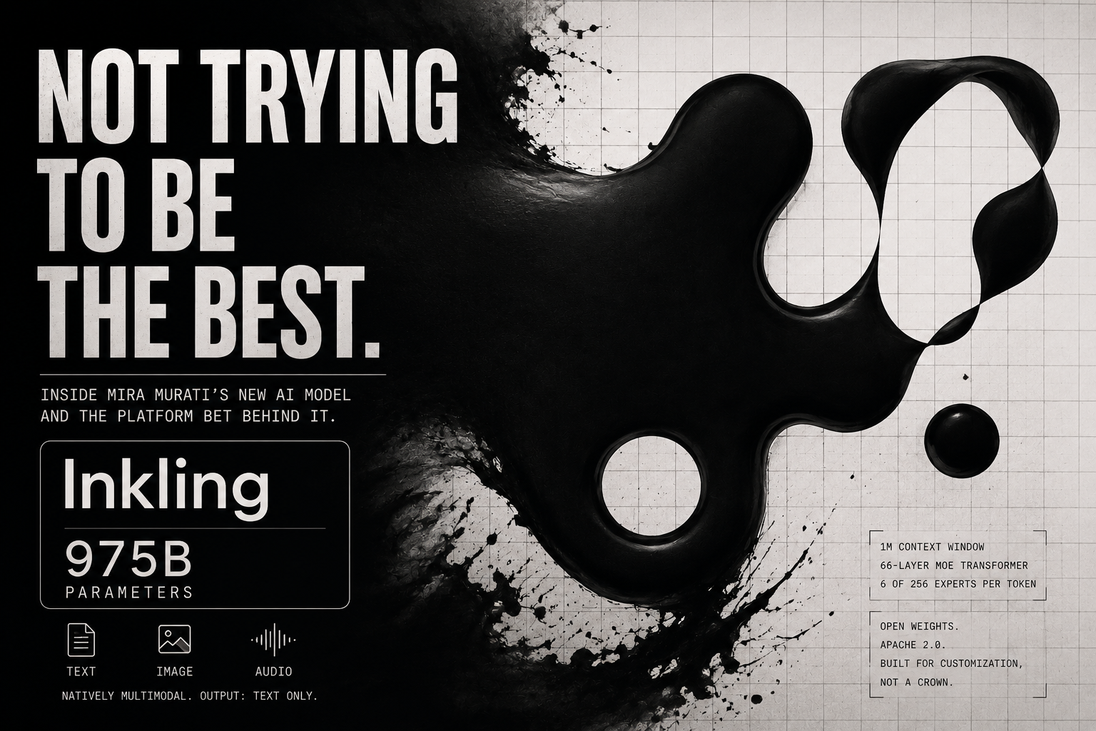 Inkling: why Mira Murati’s new AI model isn’t trying to win