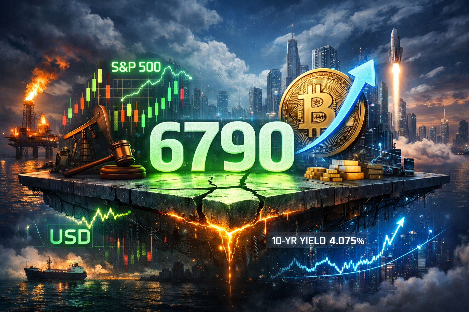 Markets Hold 6,790 Support as Oil Eases, Bitcoin Eyes Breakout | March 4, 2026