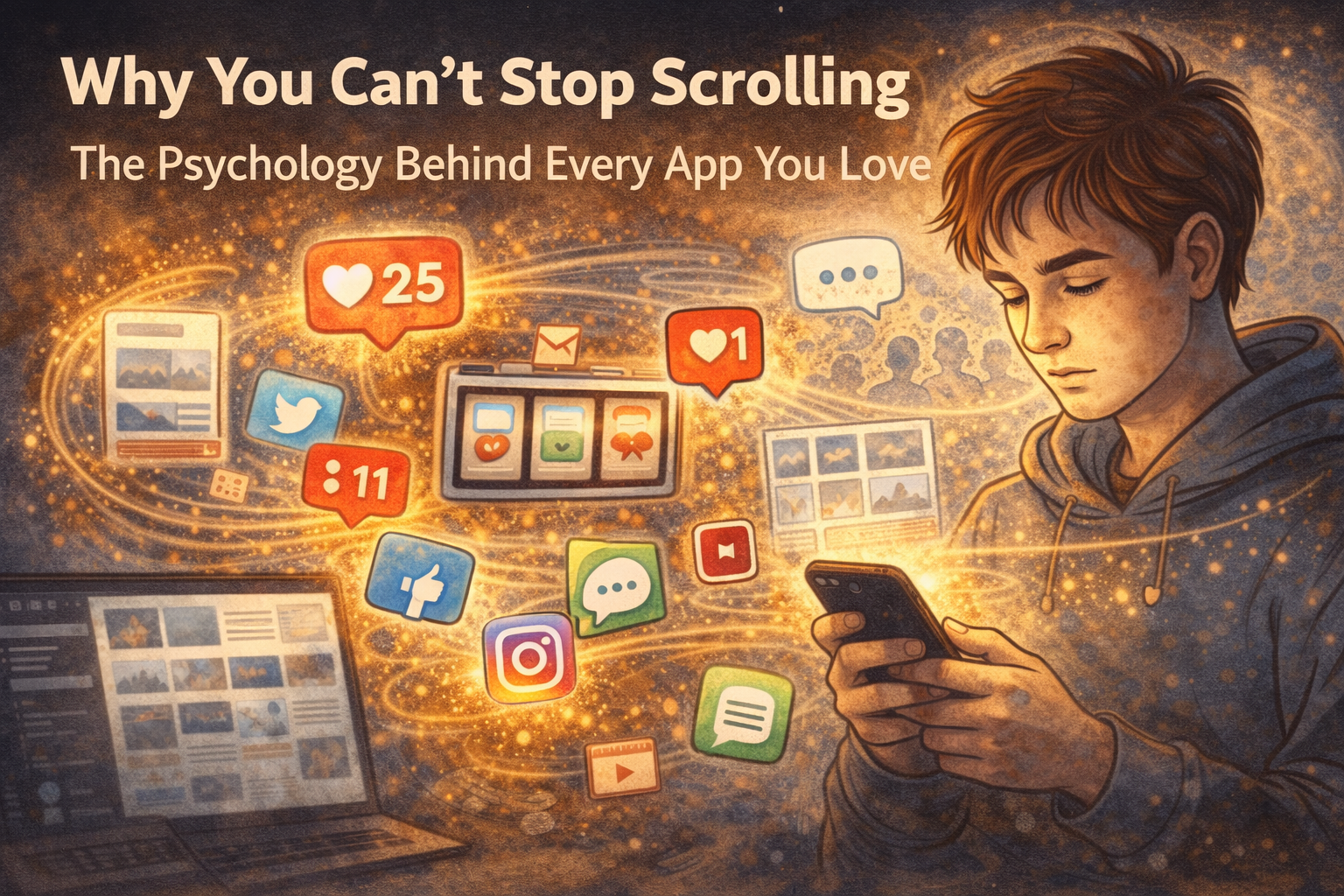 The Invisible Architecture of Addiction: How Your Favorite Apps Were Designed to Own Your Attention