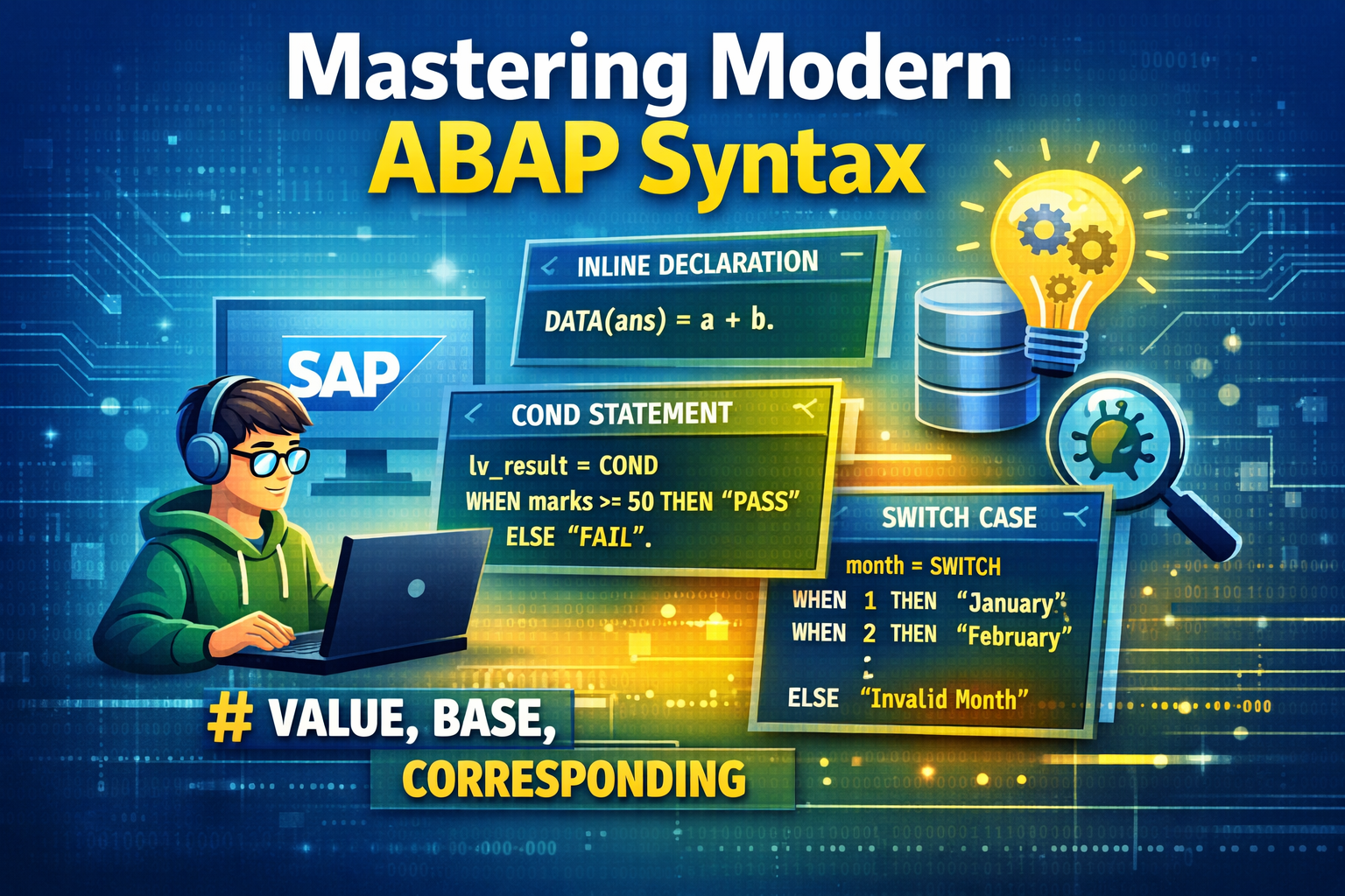 ABAP 7.4 New Syntax — Part 1 (Beginner-Friendly Guide)