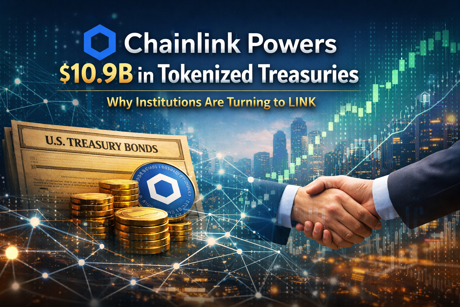 Chainlink Powers $10.9B in Tokenized Treasuries — Why Institutions Are Turning to LINK