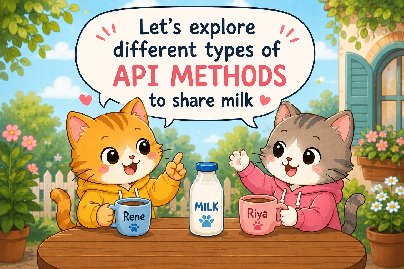 Let’s explore different types of API methods