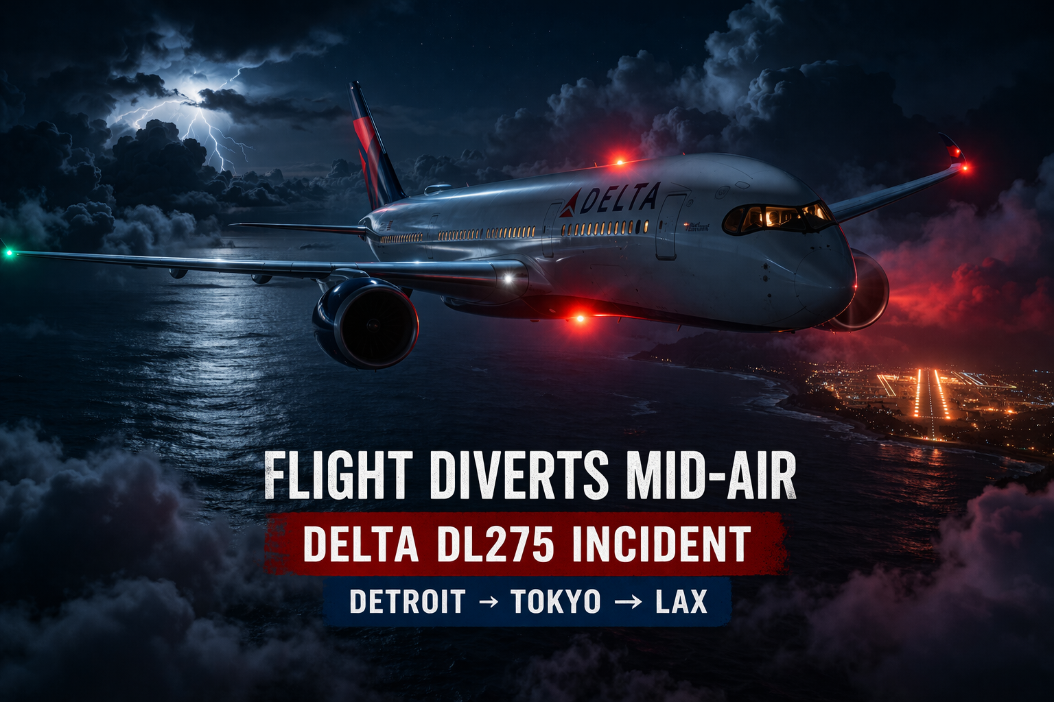 Why Delta Flight DL275 Diverted to LAX — Full Explanation Why Delta Flight DL275 Diverted to LAX — Full Explanation