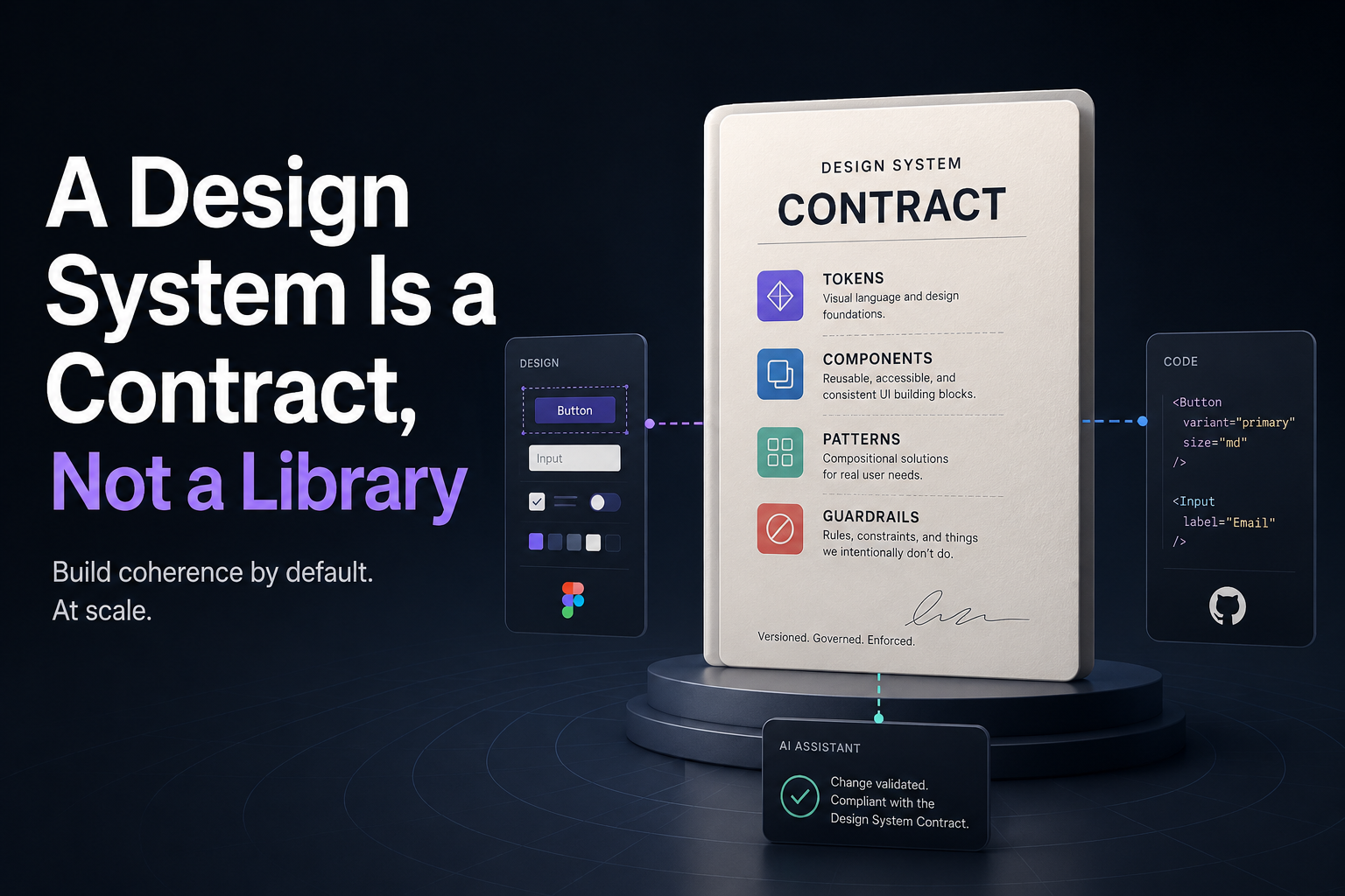 A Design System Is a Contract, Not a Library