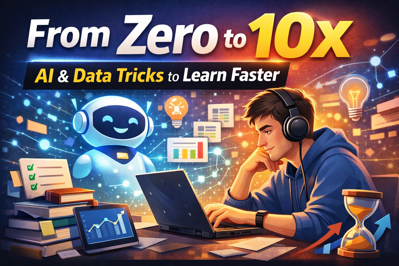 From Zero to 10×: How I Use AI and Data Tricks to Learn Anything Faster and Get More Done in Less…