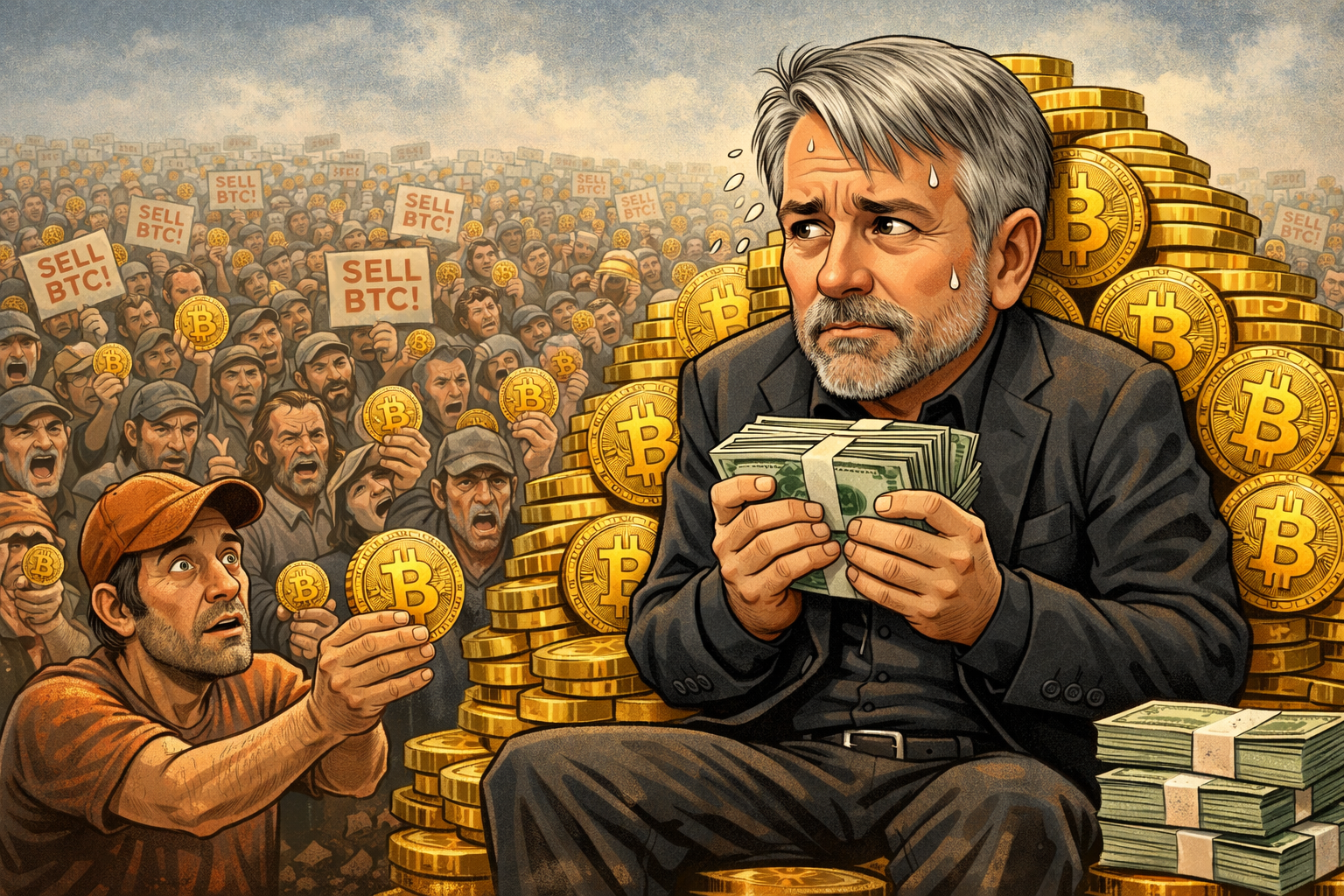 The Saylor Paradox: When Buying Bitcoin Breaks Bitcoin