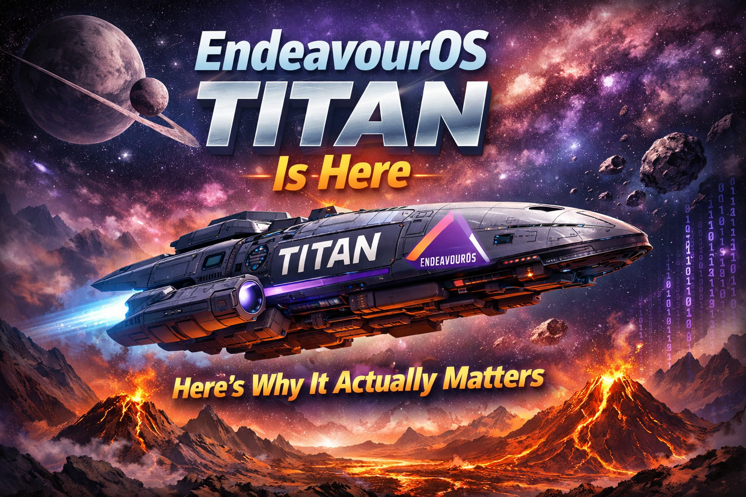 EndeavourOS Titan Is Here — Here’s Why It Actually Matters