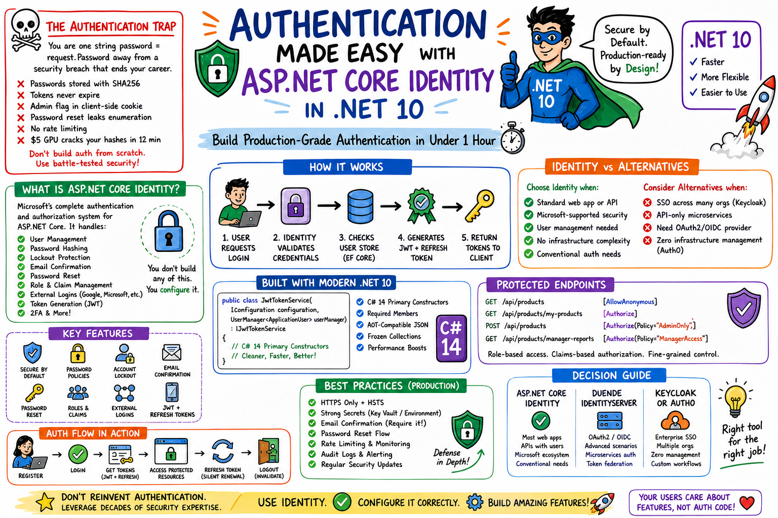 Authentication Made Easy with ASP.NET Core Identity in .NET 10