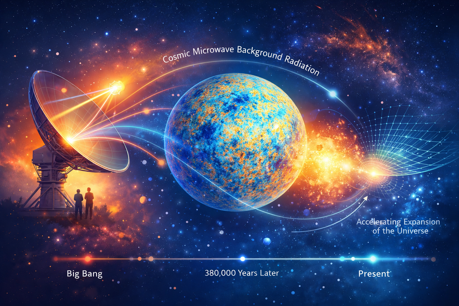 Universe Is Faintly Whispering Its Birth Story; We Need to Listen Care Universe Is Faintly Whispering Its Birth Story; We Need to Listen Care