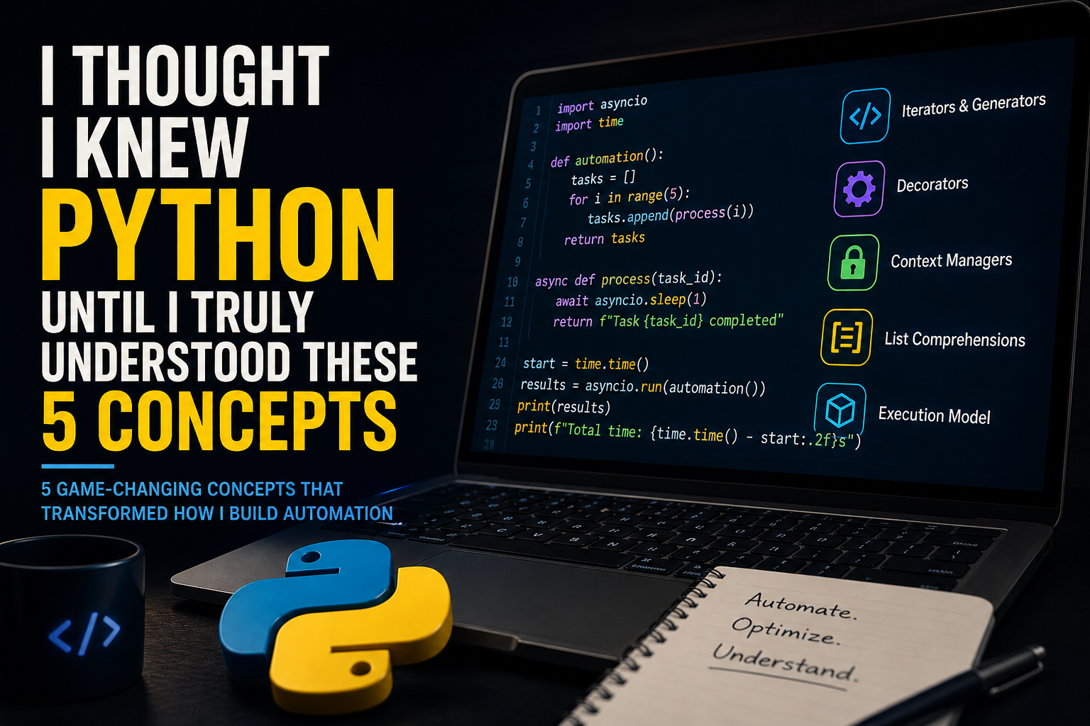 I Thought I Knew Python Until I Truly Understood These 5 Concepts