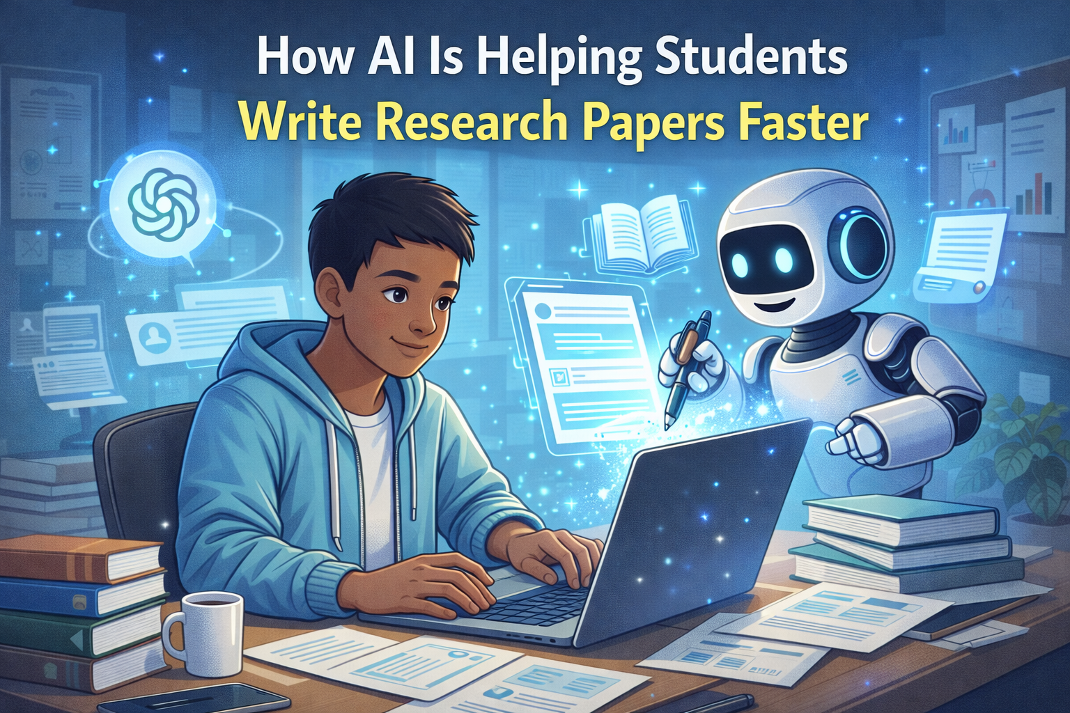 How AI Is Helping Students to Write Research Papers Faster
