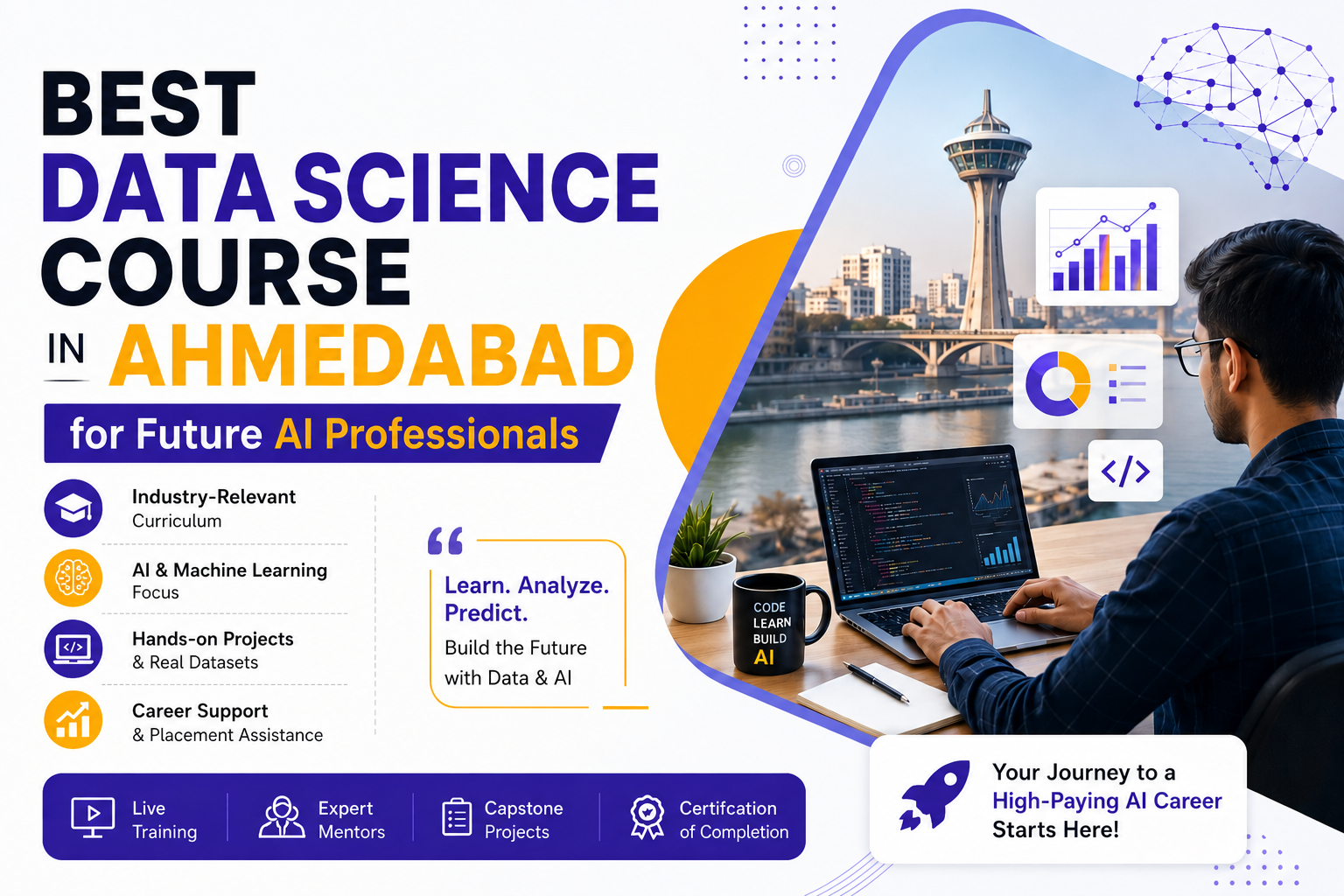 Best Data Science Course in Ahmedabad for Future AI Professionals