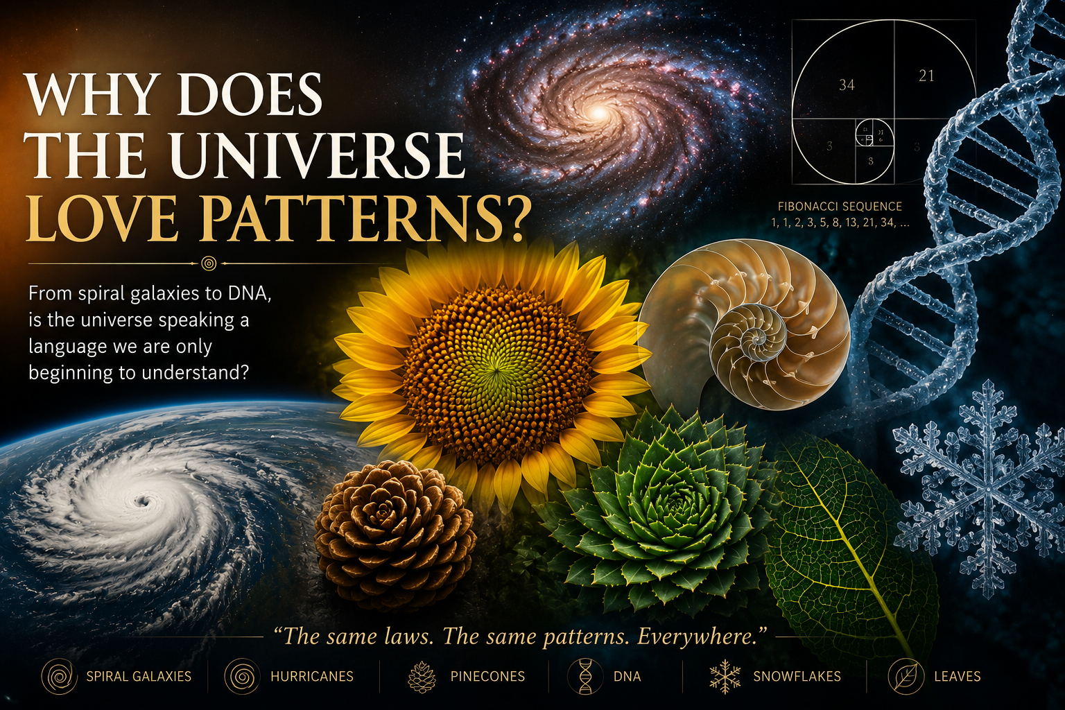 Why Does the Universe Love Patterns-