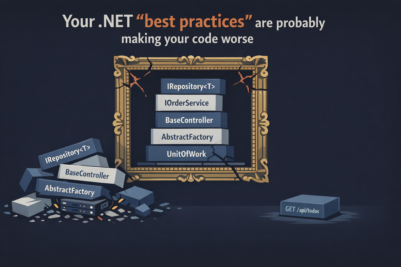 Your .NET “best practices” are probably making your code worse.