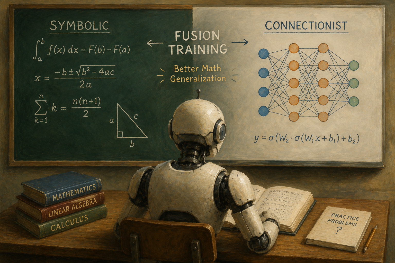 Fusion Training: The Secret Sauce for better Math skills in Large Language Models