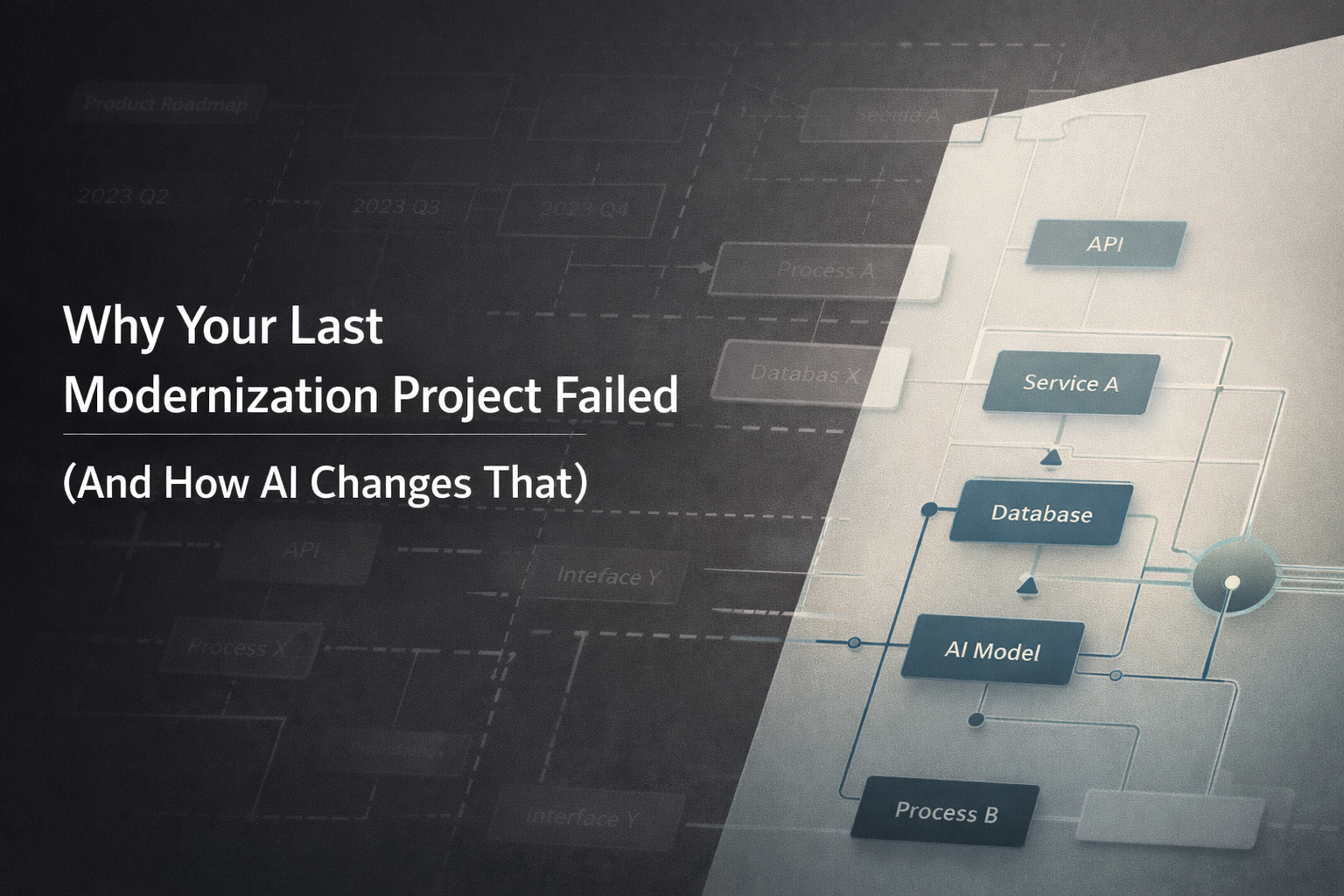 Why Your Last Modernization Project Failed (And How AI Changes That)