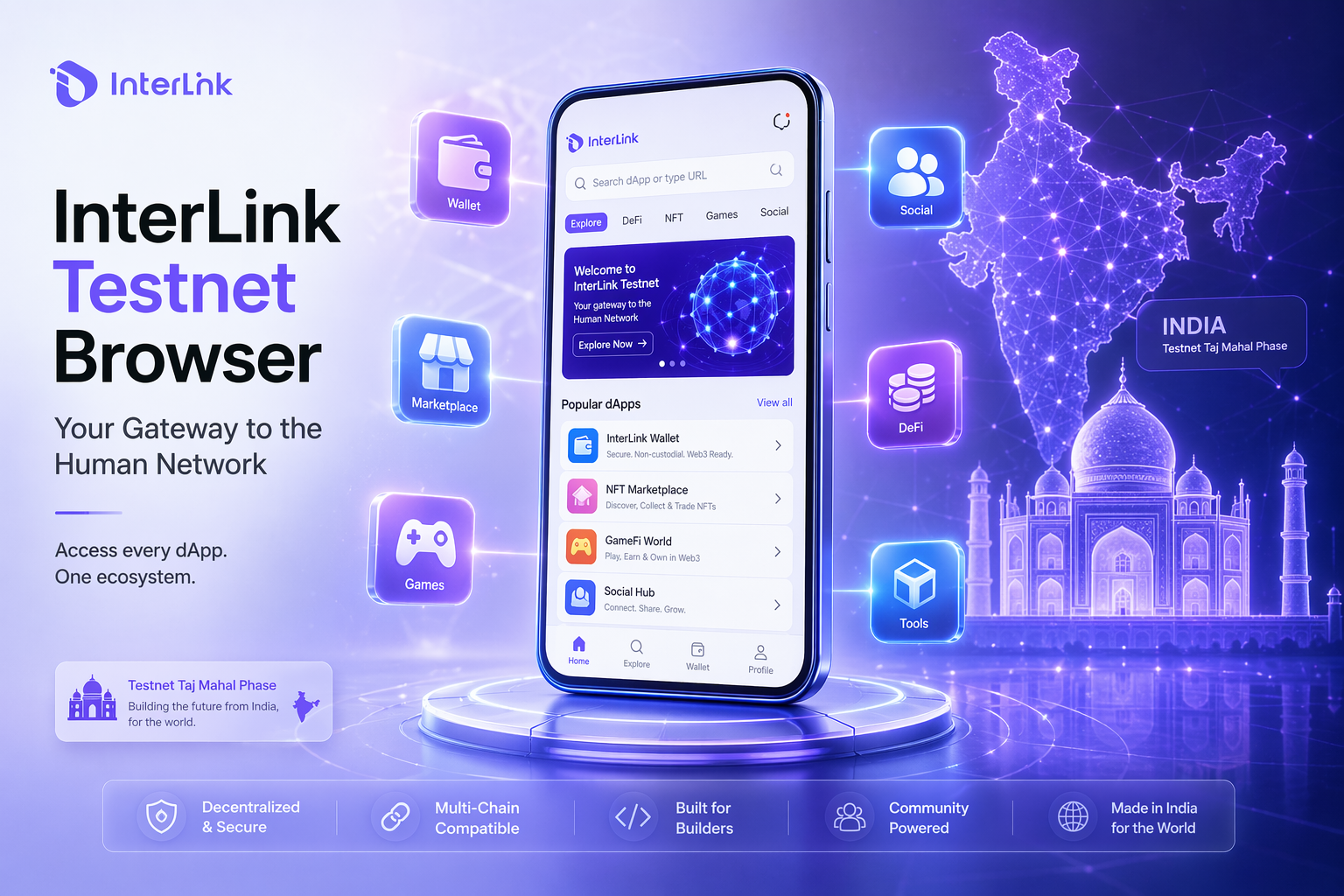 InterLink Browser: The Gateway to the Human Network Economy