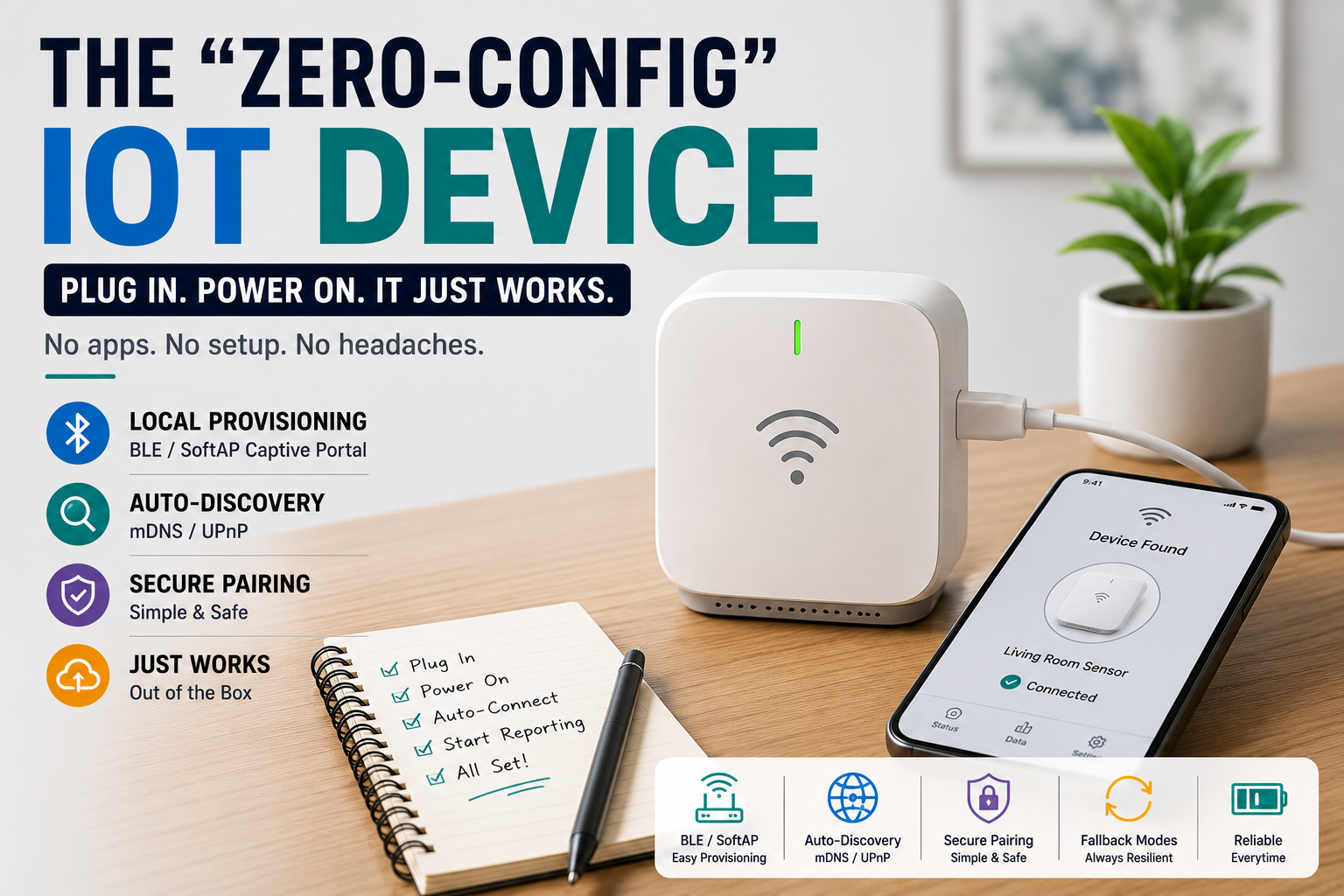 The “Zero-Config” IoT: Build Devices That Just Work