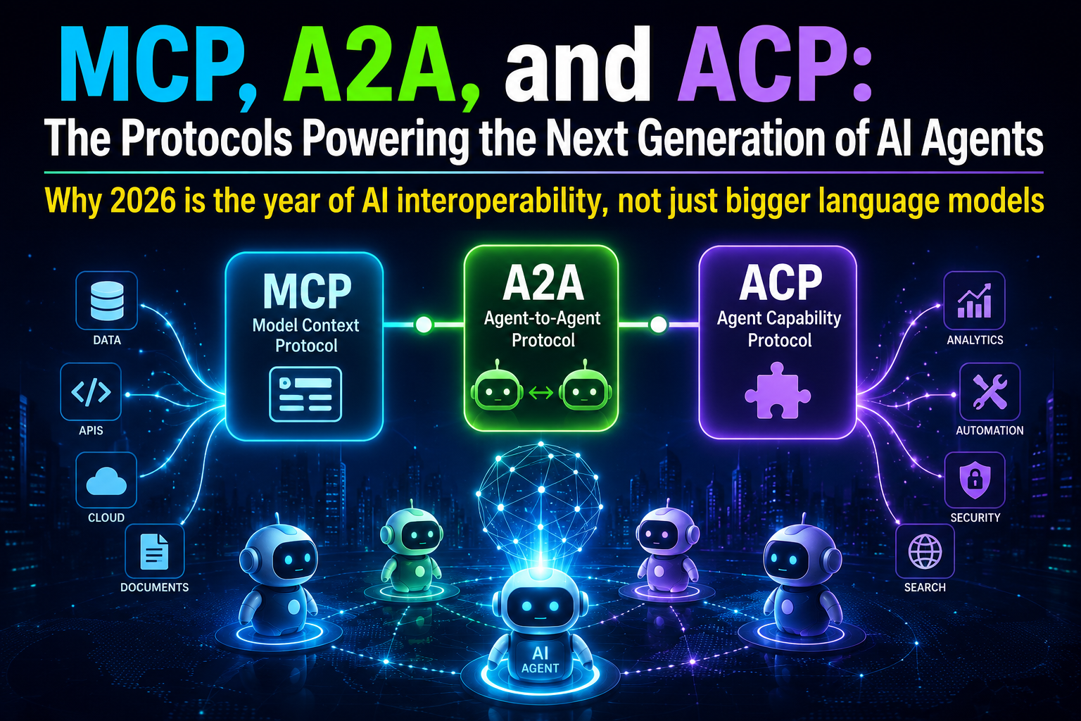 MCP, A2A, and ACP: The Protocols Powering the Next Generation of AI Agents