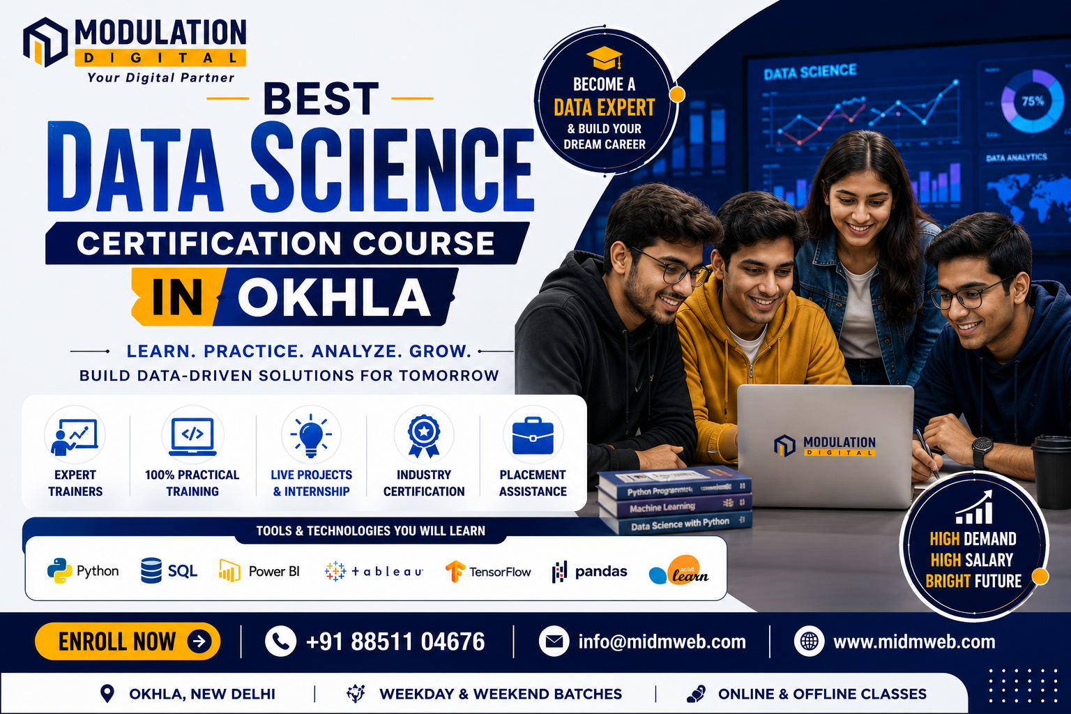 Data Science Institute in Okhla | Learn Python, AI & Machine Learning