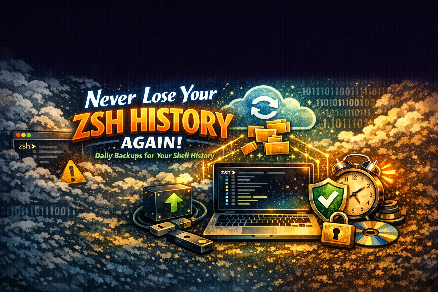 Never Lose Your Zsh History Again: A Simple Backup Script for Daily Protection
