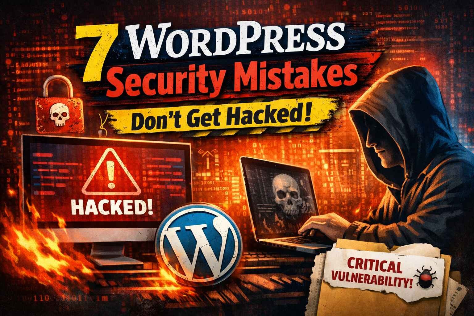 7 WordPress Security Mistakes That Will Get You Hacked (And The Latest Vulnerability You Must Fix)
