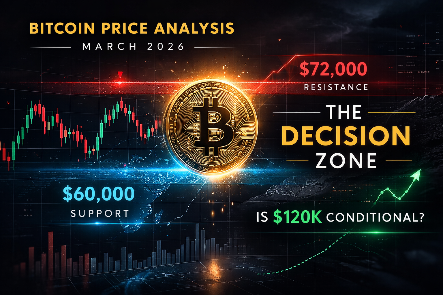 Bitcoin Price Analysis | March 2026 | BTC in Treacherous Waters Around $60K–$70K | Is $120K a Long…