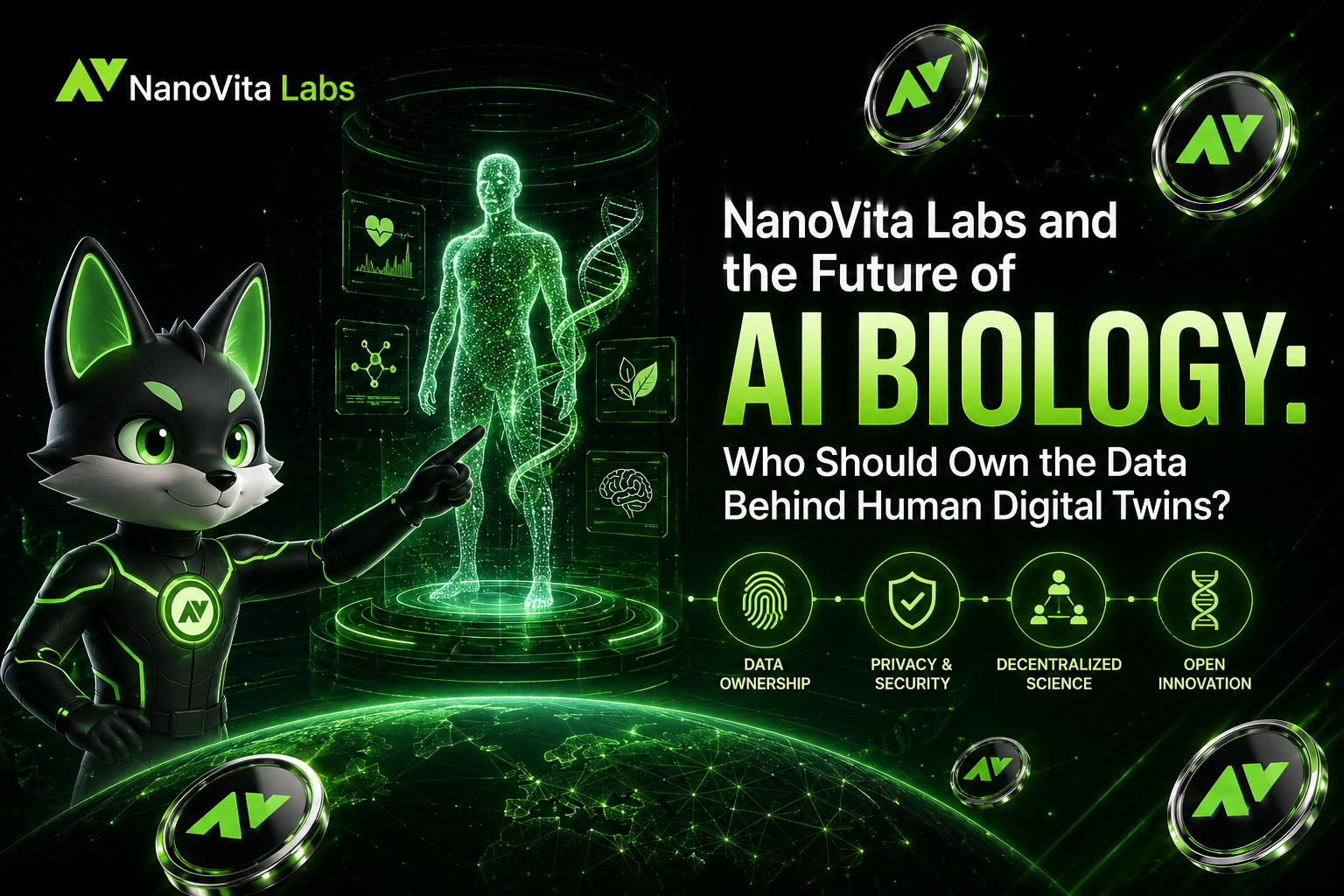 NanoVita Labs and the Future of AI Biology: Who Should Own the Data Behind Human Digital Twins?