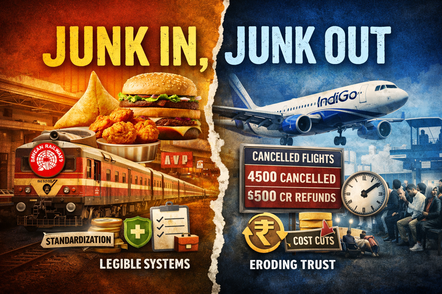Junk In Junk Out: Why Your Train Food Got Worse and Your Flight Got Ca Junk In Junk Out: Why Your Train Food Got Worse and Your Flight Got Ca