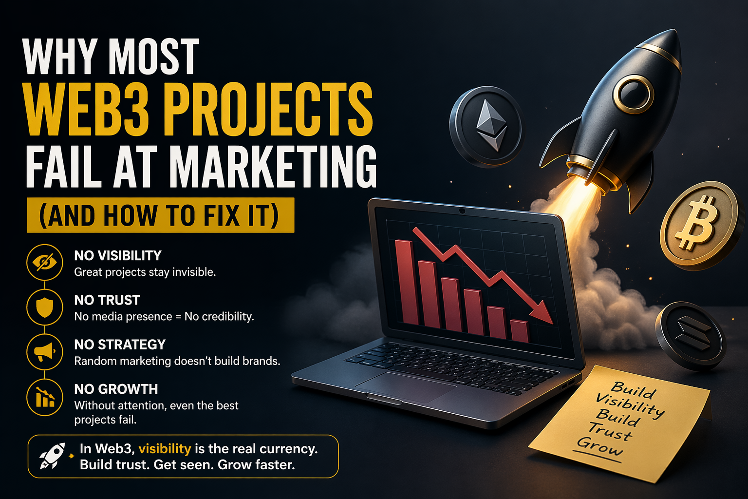 Why Most Web3 Projects Fail at Marketing (And How to Fix It)