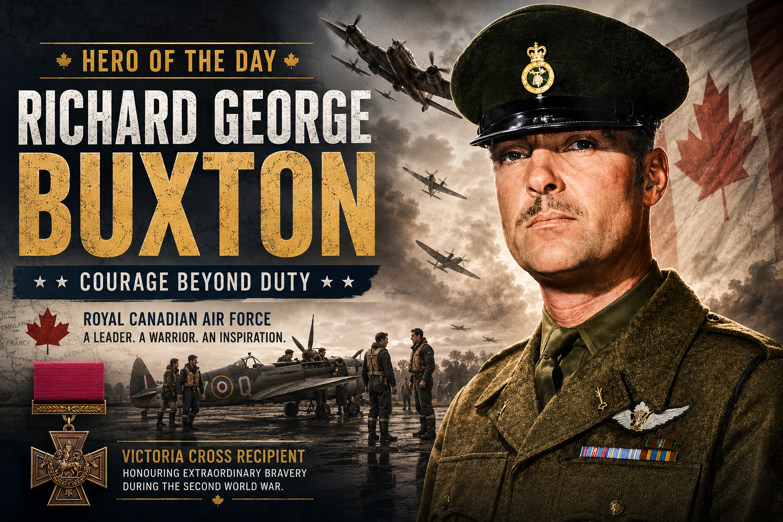 Richard George Buxton VC: The Canadian Airman Who Faced Impossible Odd Richard George Buxton VC: The Canadian Airman Who Faced Impossible Odd