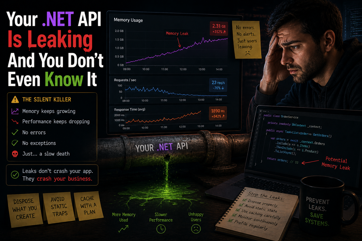 Your .NET API Is Leaking And You Don’t Even Know It