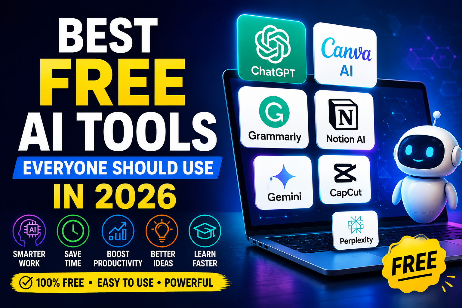 Best Free AI Tools Everyone Should Use in 2026