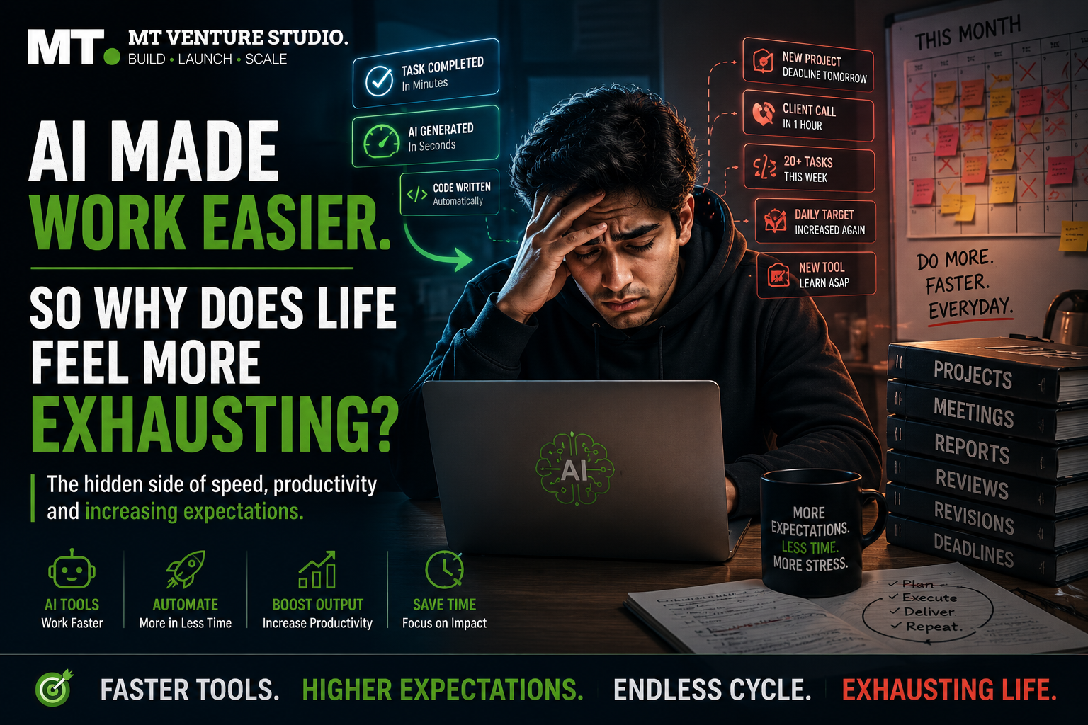 AI Made Work Easier. So Why Does Life Feel More Exhausting?