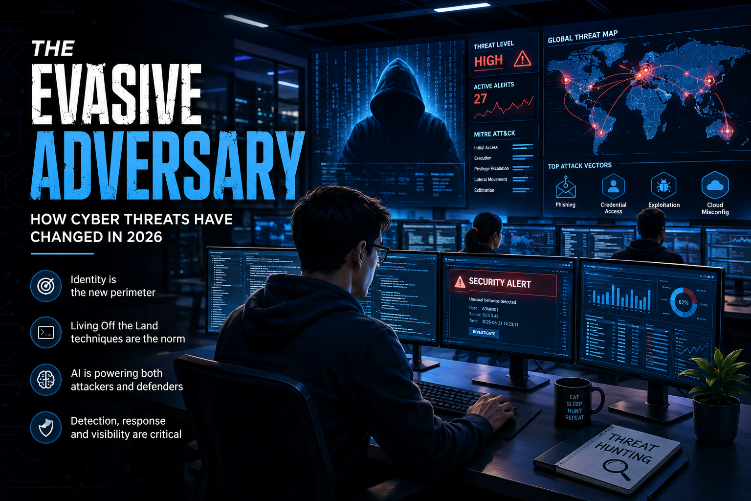 The Evasive Adversary: How Cyber Threats Are Redefining Cybersecurity