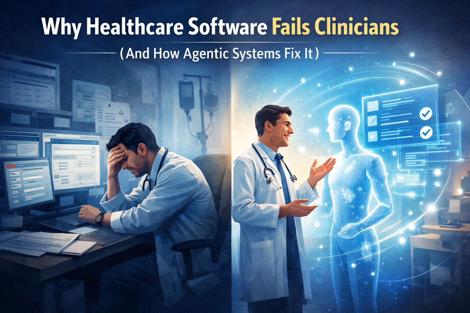 Why Healthcare Software Fails Clinicians (and How Agentic Systems Fix It)