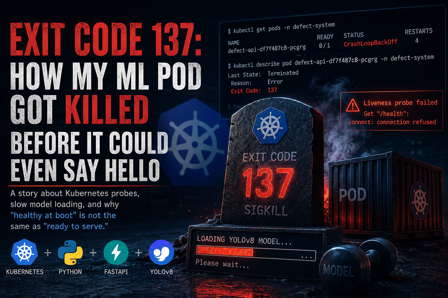 Exit Code 137: How My ML Pod Got Killed Before It Could Even Say Hello