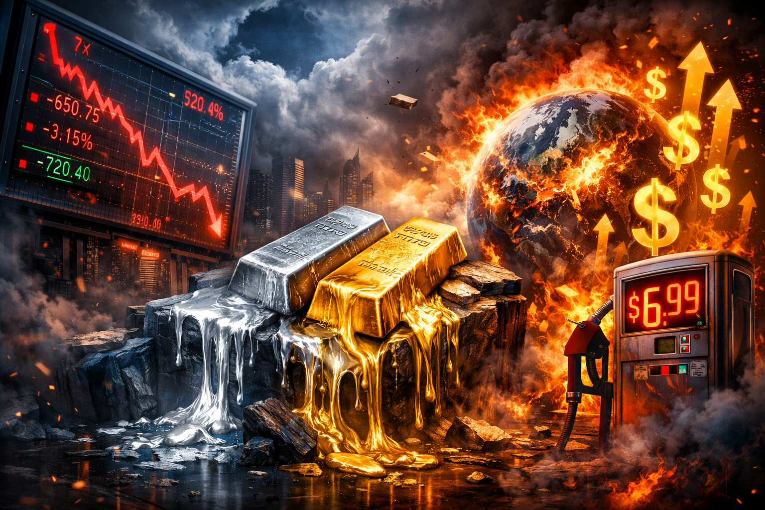 Markets Slide as Metals Break Down and Inflation Pressure Builds | March 19, 2026