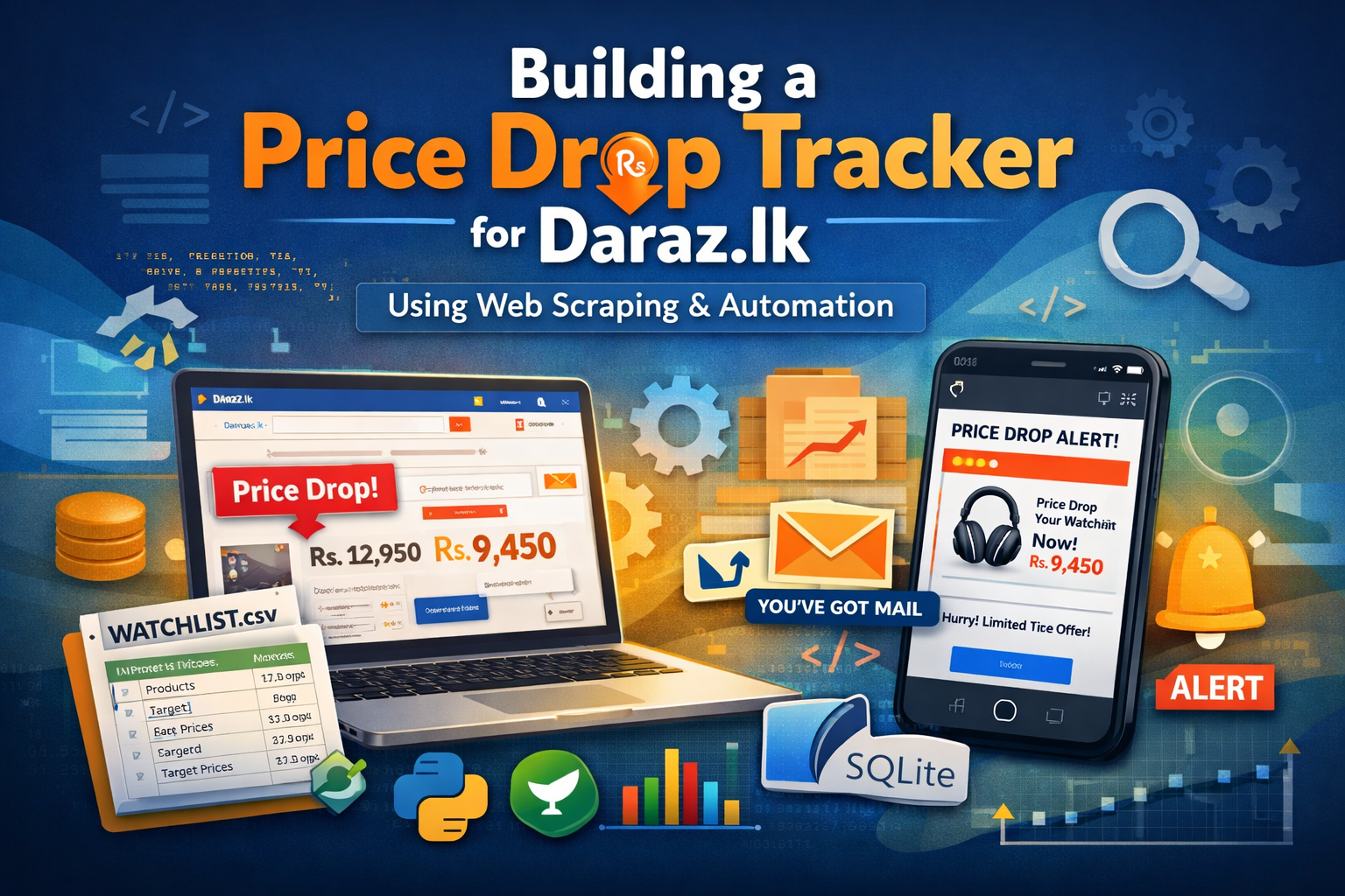 Automating Price Drop Alerts on LocalMarket place.